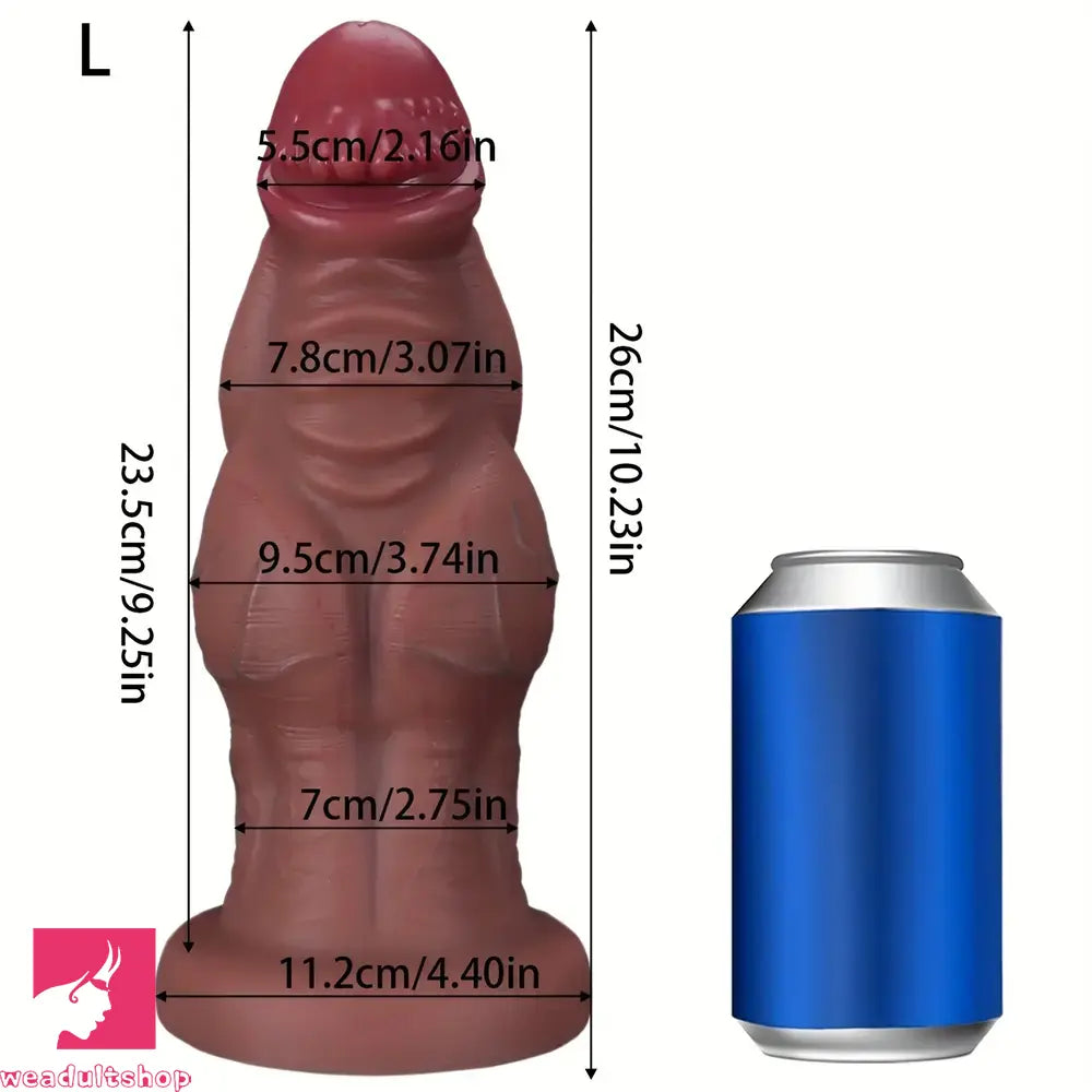 9.05in 9.44in 10.23in 11.61in 12.59in G-Spot Tentacle Knot Fantasy Soft Dildo