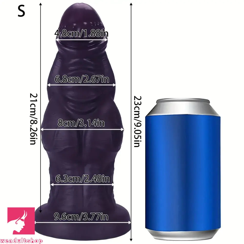 9.05in 9.44in 10.23in 11.61in 12.59in G-Spot Tentacle Knot Fantasy Soft Dildo