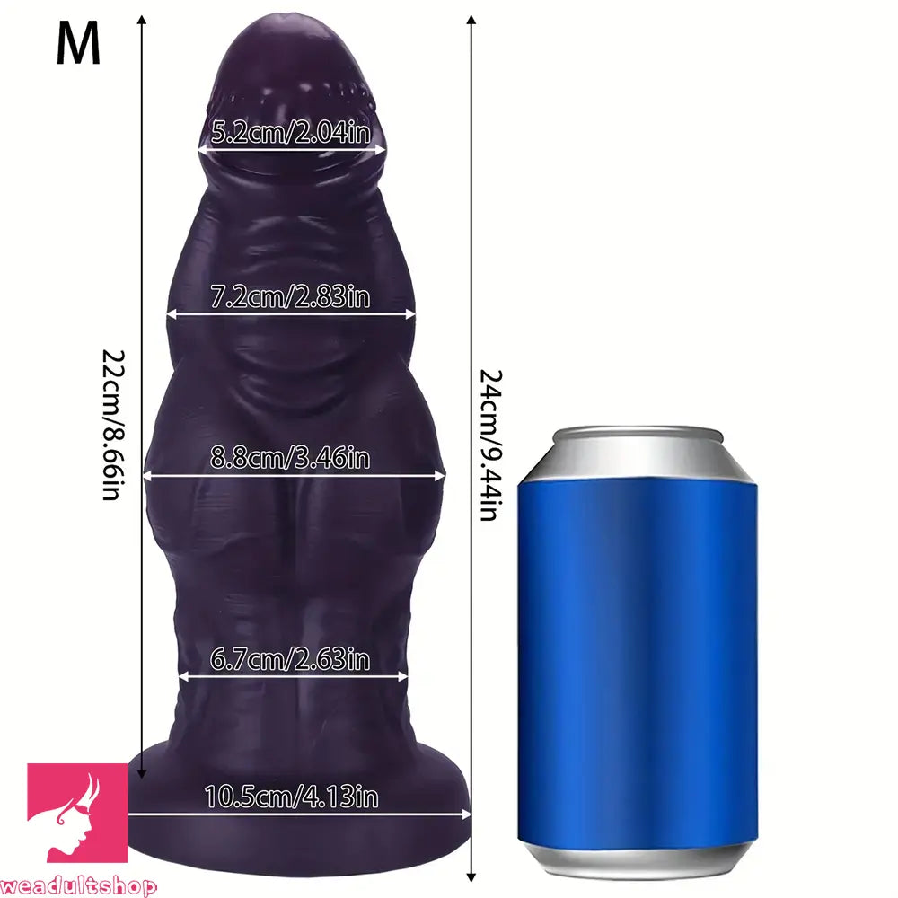 9.05in 9.44in 10.23in 11.61in 12.59in G-Spot Tentacle Knot Fantasy Soft Dildo