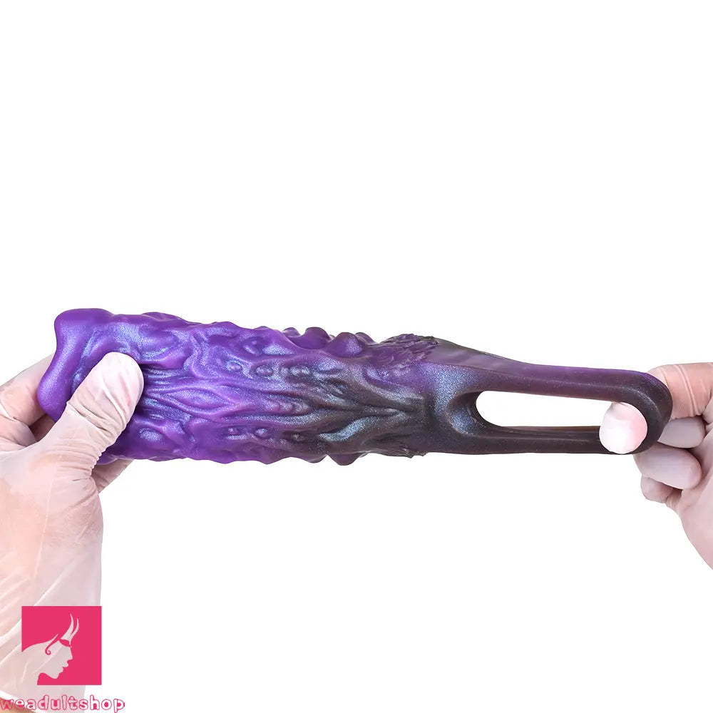 5.78in Dragon Beast Creature Fantasy Hollow Silicone Soft Dildo Sleeve
