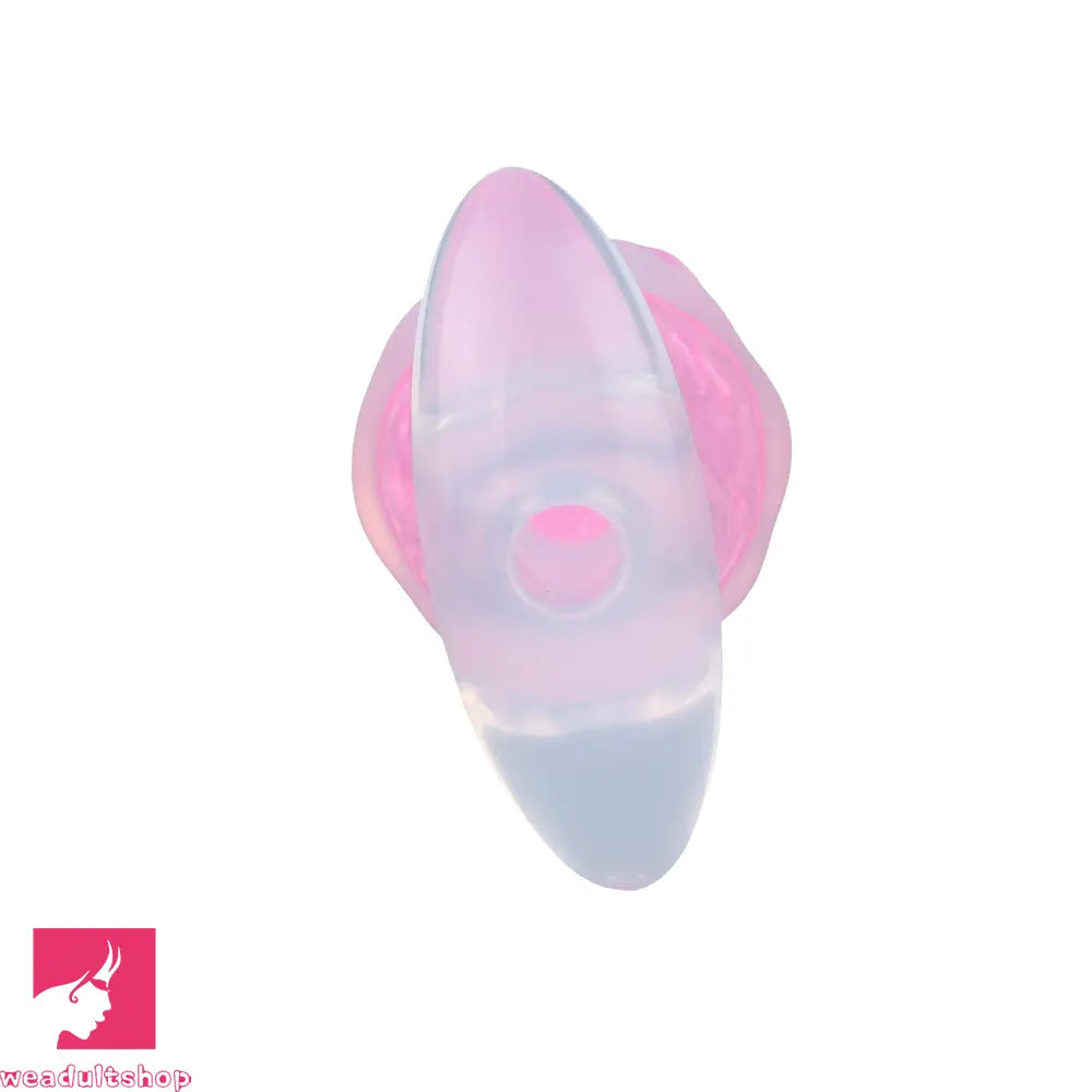 4.01in Fox Tail Wear Anchor Silicone Dildo Butt Plug For BDSM Role Sex
