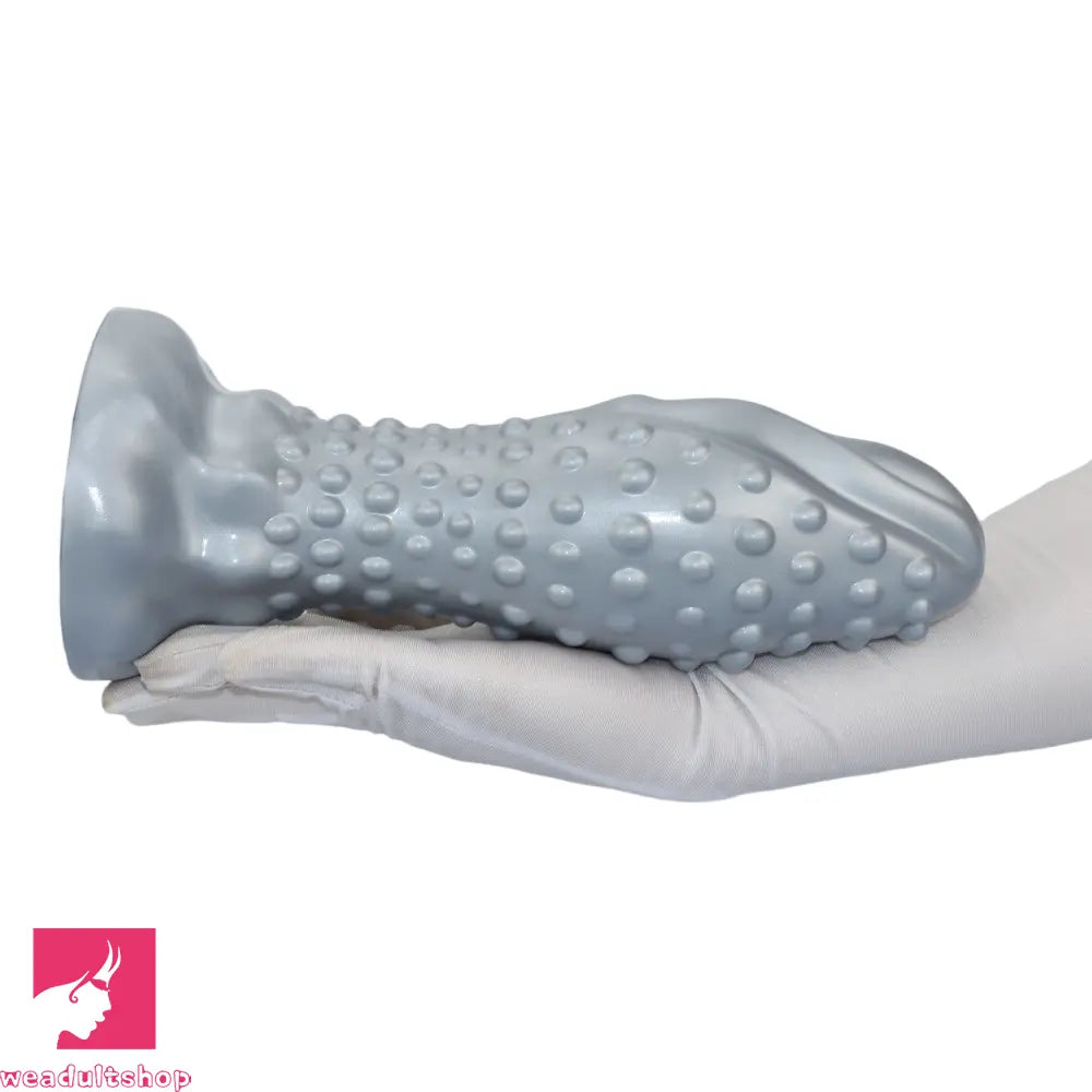 6.29in 8.66in 11.02in Spiked Stripe Silicone Butt Plug Odd Dildo Vagina Dilator