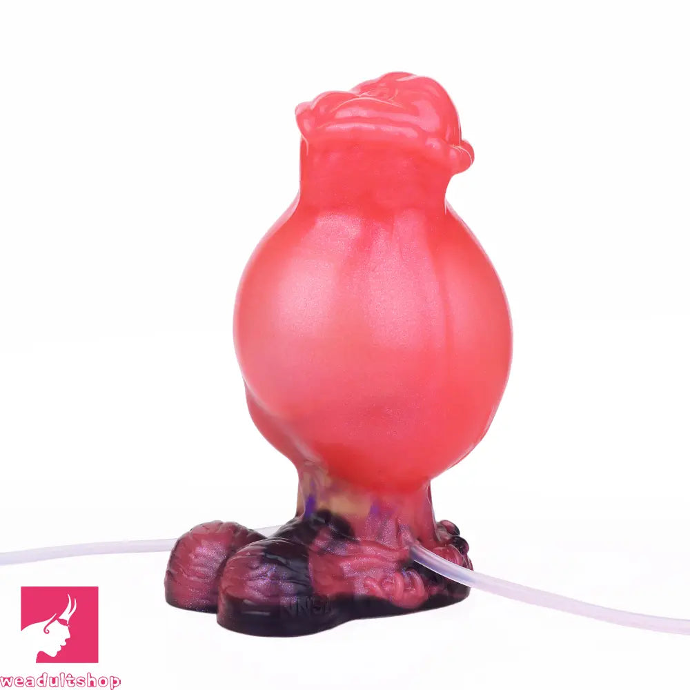 5.43in Fantasy Horse Knotted Silicone Flexible Inflatable Spraying Water Dildo