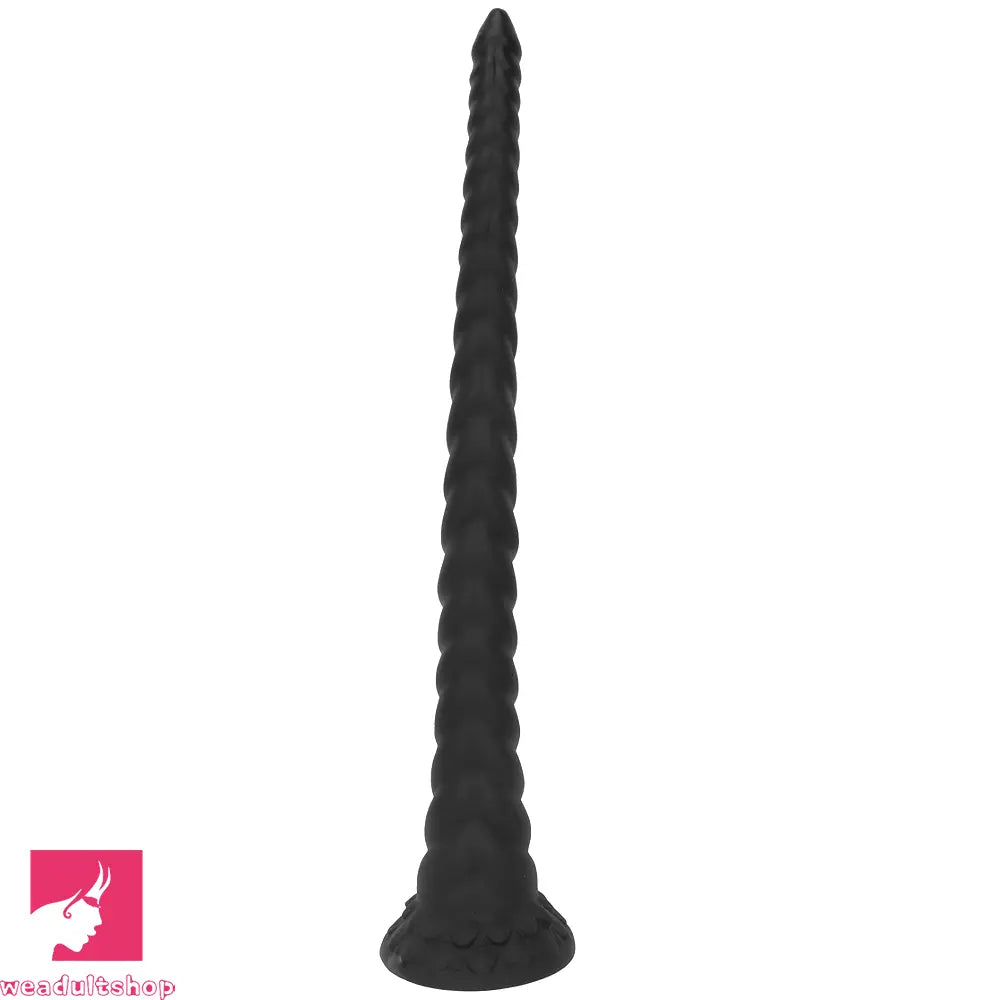 22.04in Liquid Silicone Super Long Texture Anal Plug Large Soft Sex Dildo