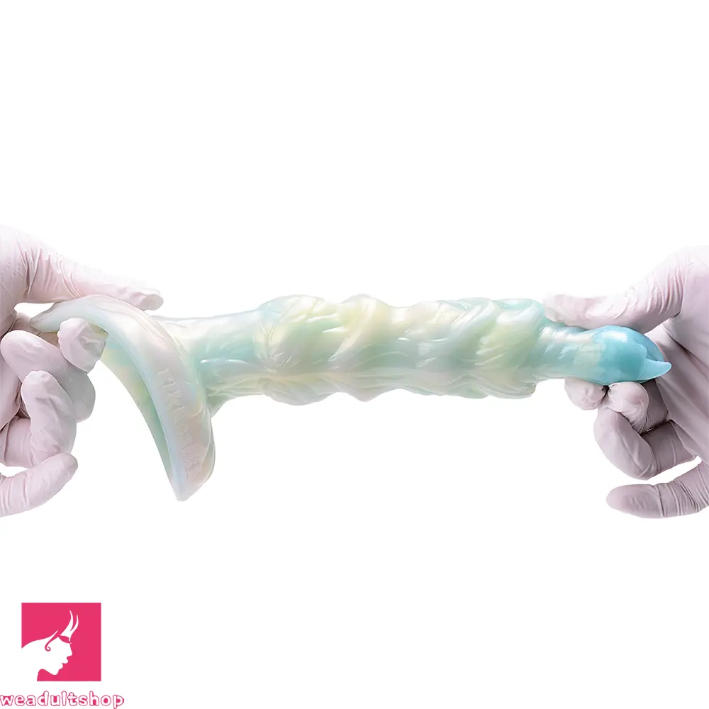 8.18in Soft Fleshy Texture Big Odd Ovipositor Egg Laying Inflatable Dildo