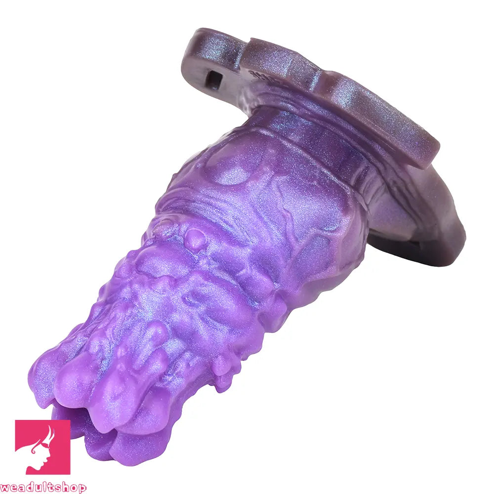 5.55in Dragon Silicone Floppy Beast Creature Fantasy Hollow Dildo Sleeve