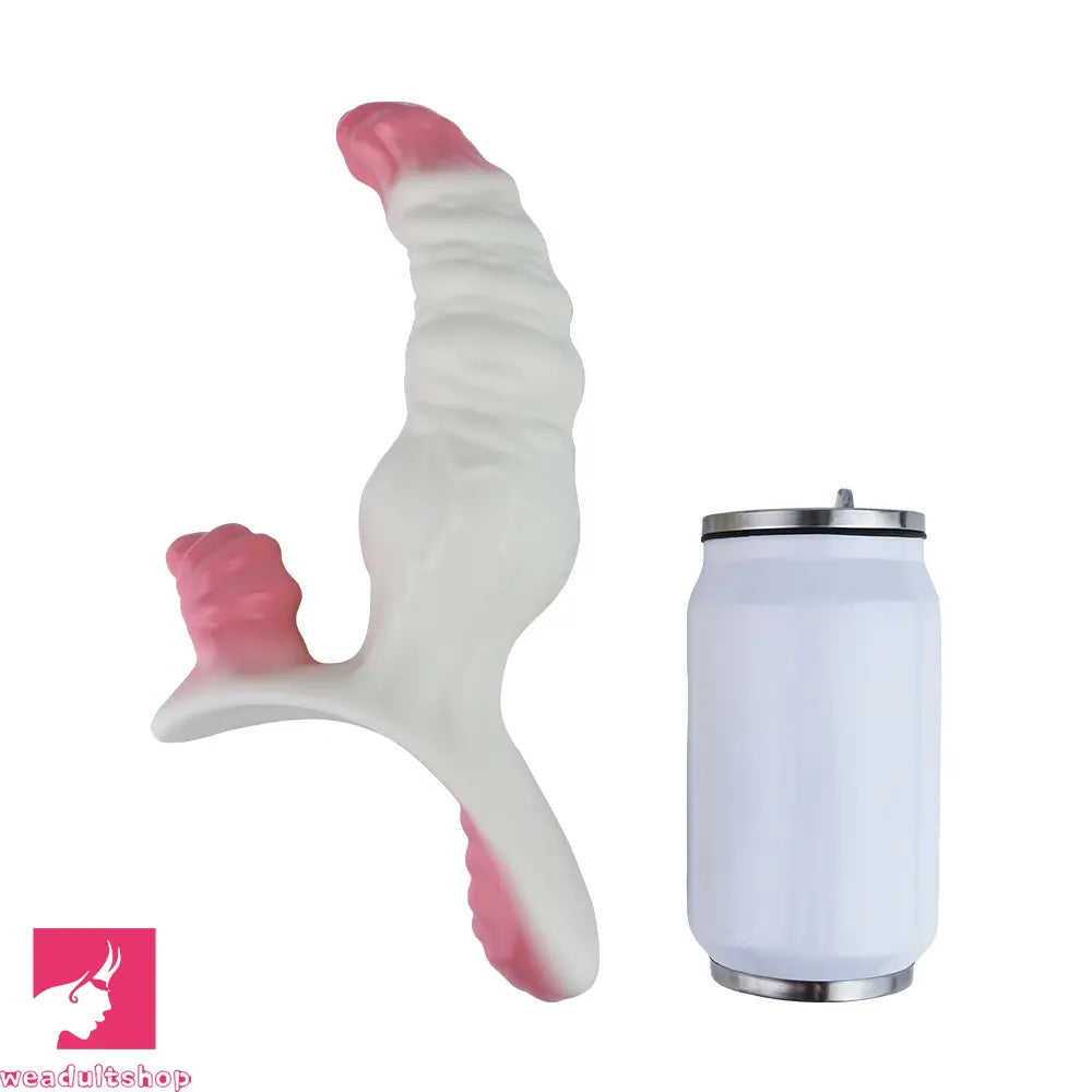 6.42in Monster Fantasy Wearable Strap on Vibrating Anal Silicone Dildo