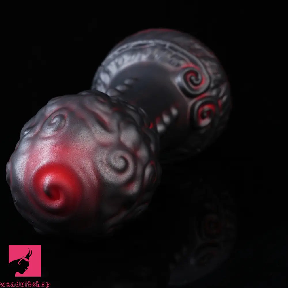 5.51in 7.08in 9.05in Spiked Silicone Round Silicone Soft Odd Dildo Anal Plug