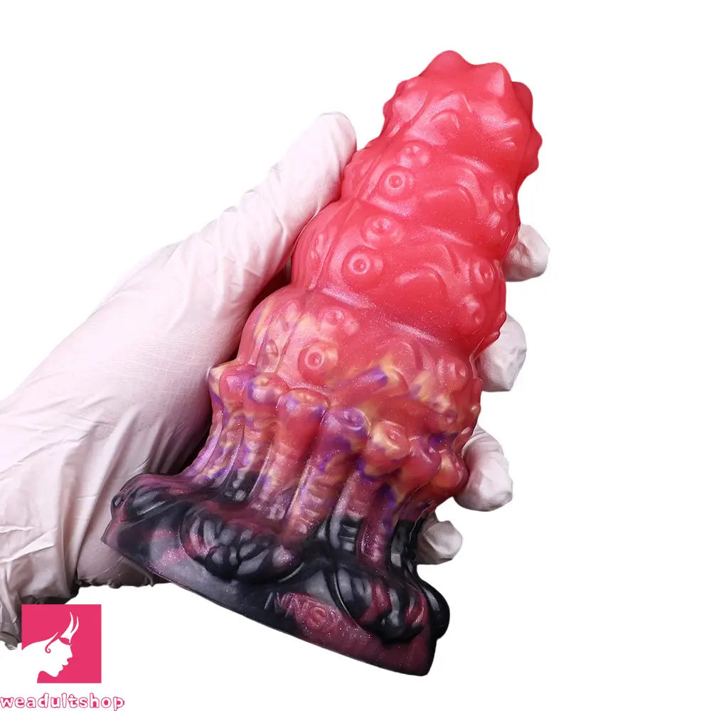 5.83in Fantasy Odd Silicone Soft Cock Dildo Hands-Free Clit Stimulator