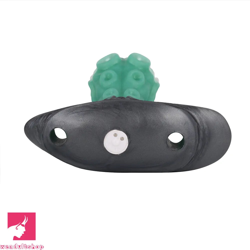 4.25in 5.15in 6.22in Odd Anchor Strap on Vibrating Mouth Gag Tentacle Dildo