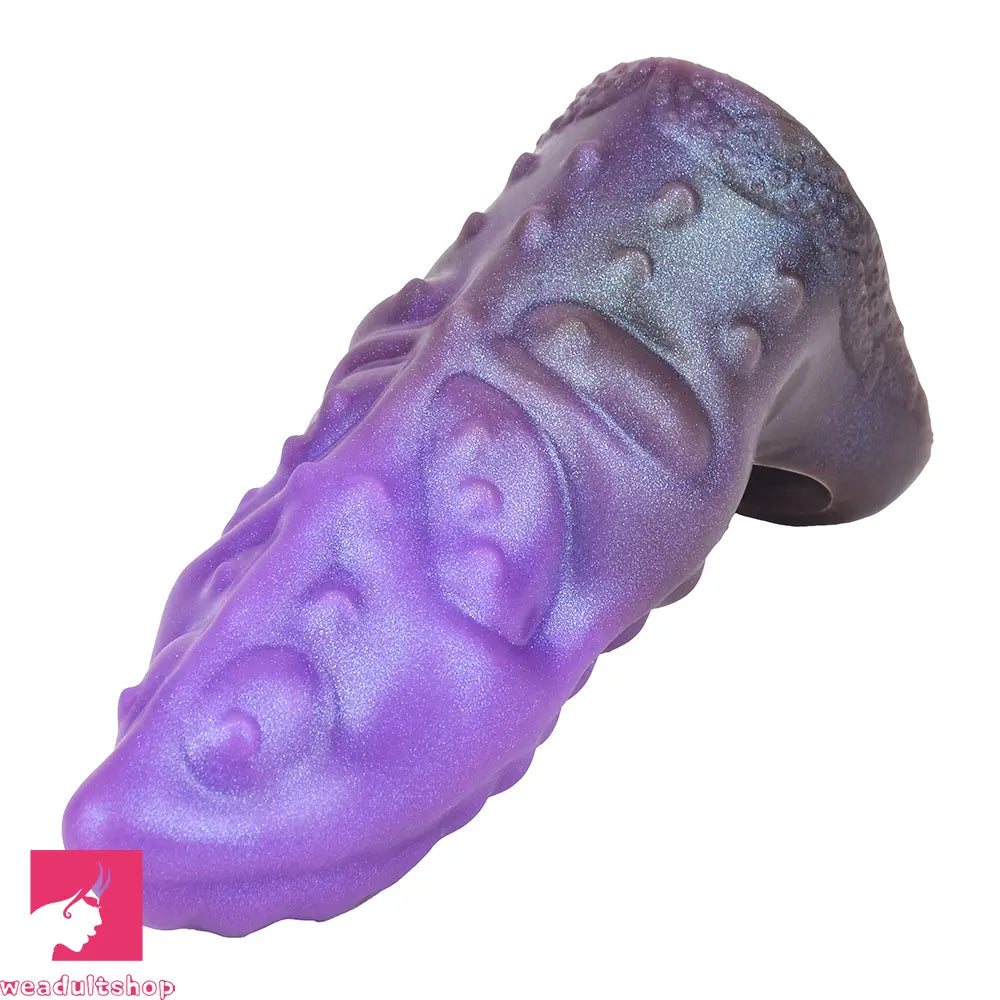 6.14in Tentacle Fantasy Hollow Silicone Dildo Sleeve For Cock Enlargement