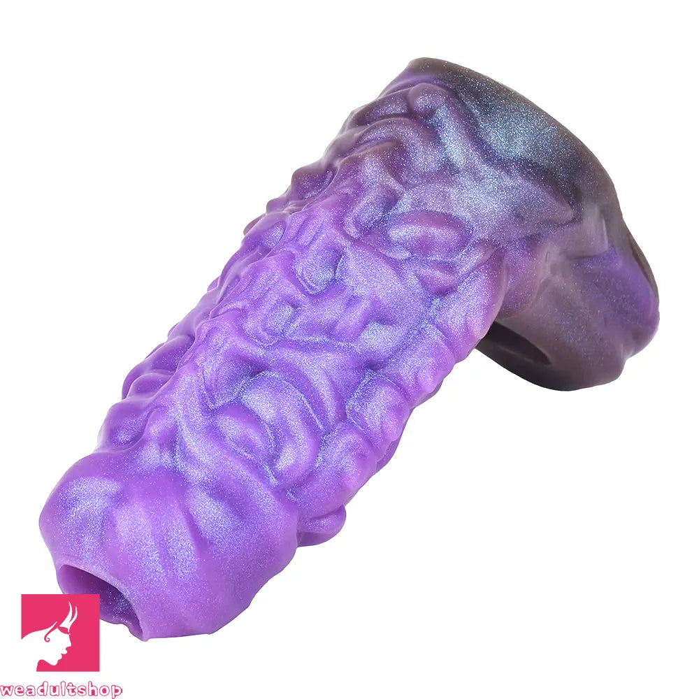 5.27in Dragon Beast Creature Fantasy Hollow Silicone Soft Dildo Sleeve