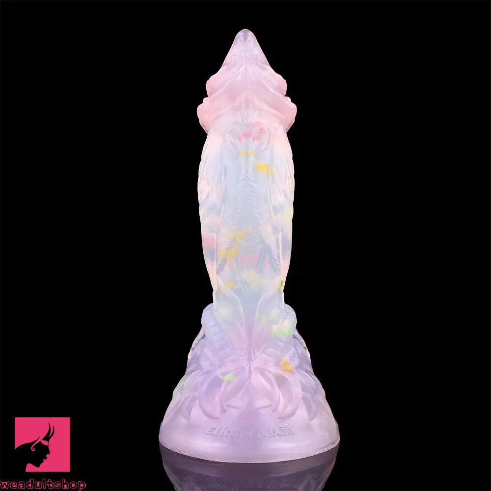 4.72in 5.9in 7.08in 8.66in Silicone Fantasy Soft Women Dildo With Key Chain