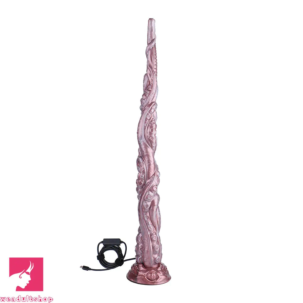 25in Tentacle Huge Long HD Camera Dildo Silicone Adult Toy Anal Stimulation