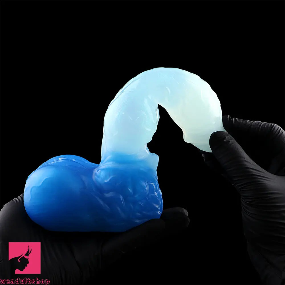 4.56in 5.9in 6.81in 8.07in Dog Knot Silicone Soft Fantasy Cock Anal Dildo