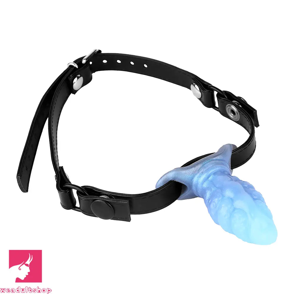 2.91in-9.05in Octopus Vibrating Anchor Dildo Anal Plug Wearable Mouth Gag