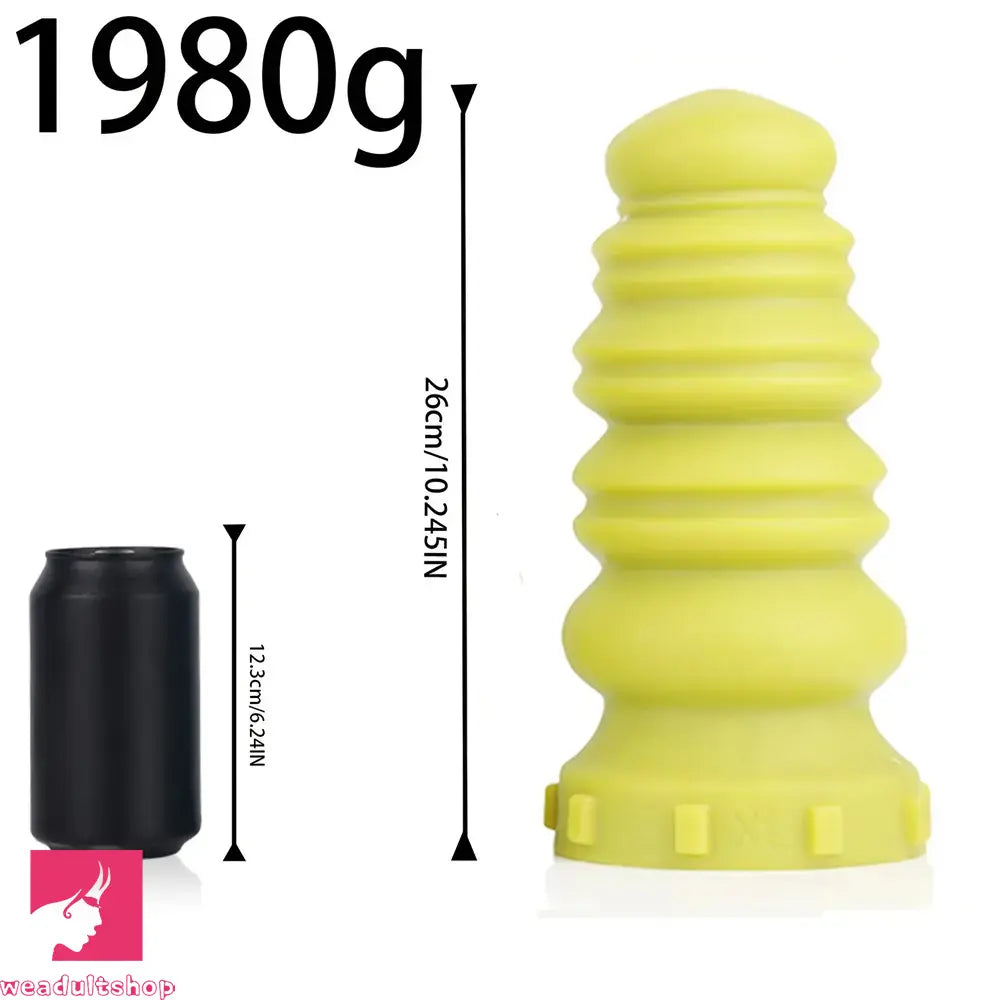 6.69in 7.87in 8.46in 9.25in 10.24in Soft Silicone Odd Big Macaron Thick Dildo