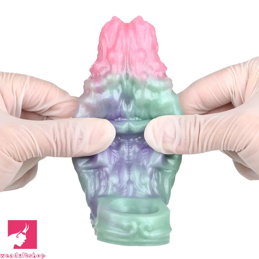 4.68in Crimson Sprout SHAZ-3015 Fantasy Hollow Dildo Sleeve Extension