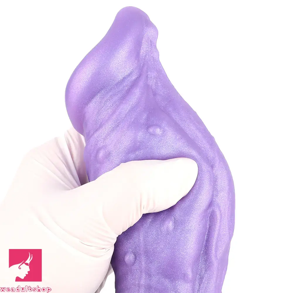 9.76in Monster Silicone Knot Ultra Soft Dildo For Couple G Spot Stimulator