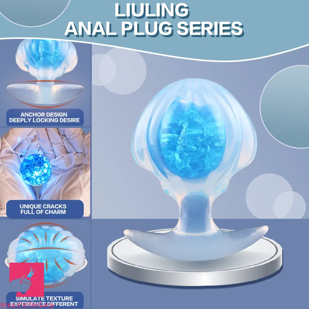 4.33in Anchor Silicone Ball Butt Plug Dildo For Masturbation Anal Expansion