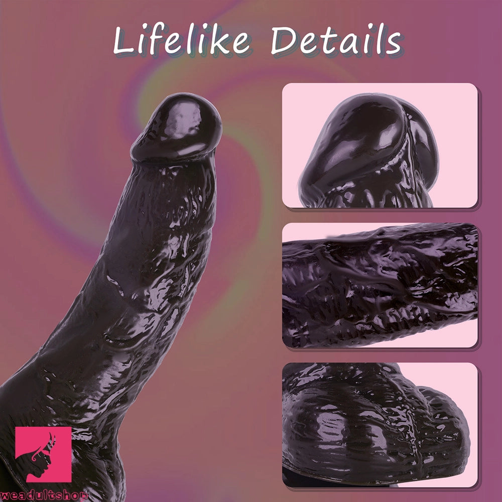 7.87in Realistic Penis PVC Skin Feel Phallus Skin Sex Toy For Women