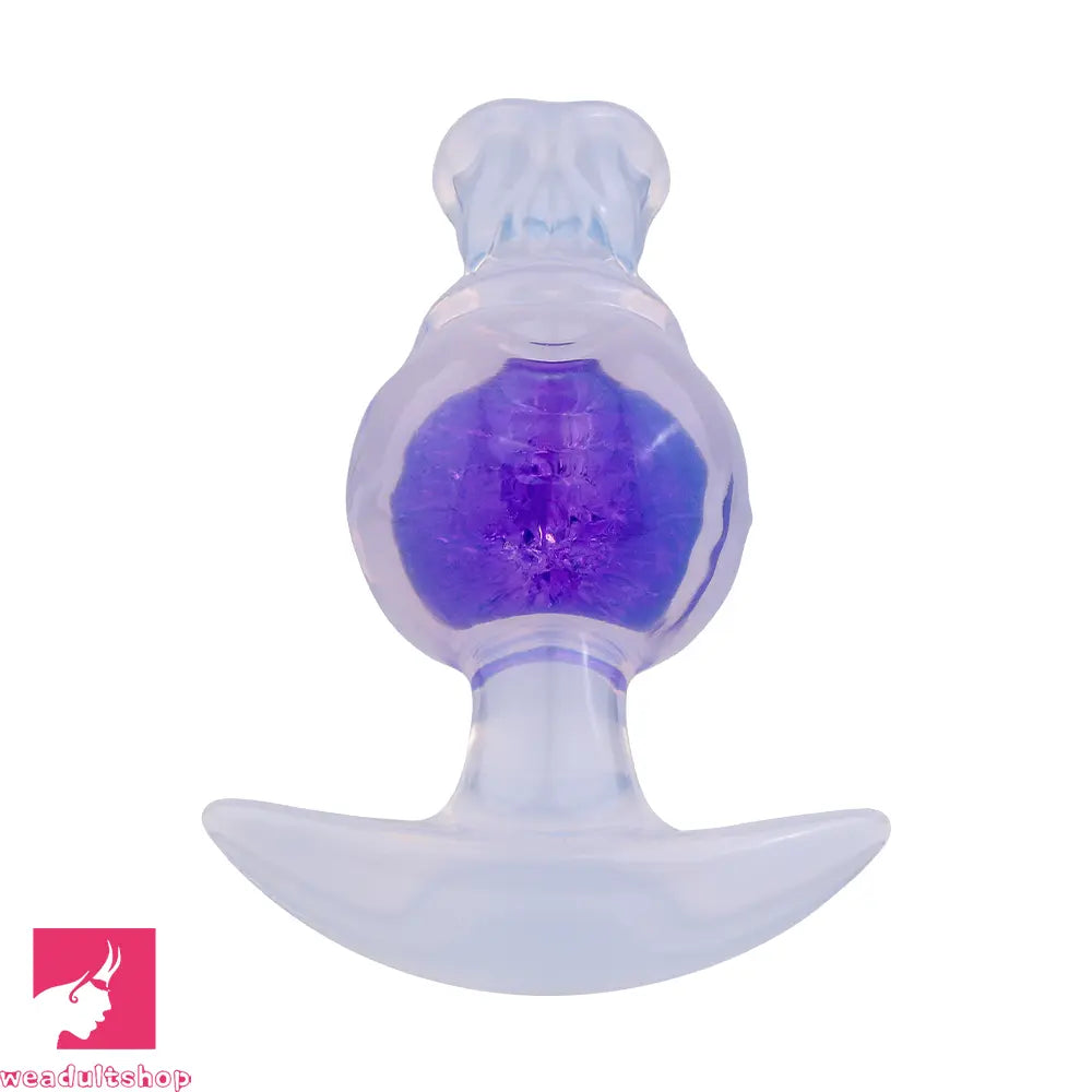 5.04in Silicone Anal Plug Vaginal Massager & Anus Stimulator Cock Toy