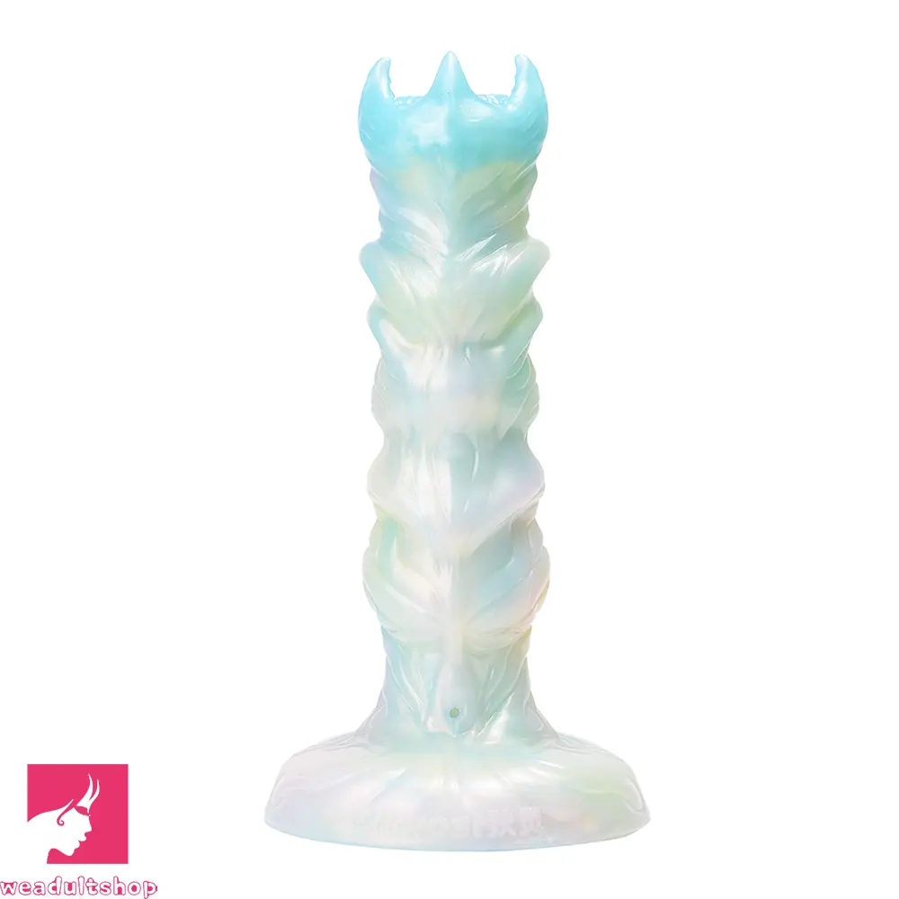 8.18in Soft Fleshy Texture Big Odd Ovipositor Egg Laying Inflatable Dildo