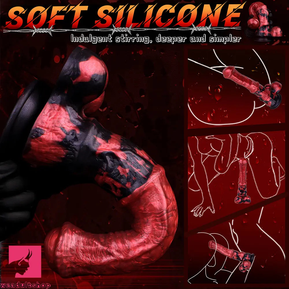 11.02in Liquid Silicone Horse Cock Big Dildo Large Toy Couple Foreplay