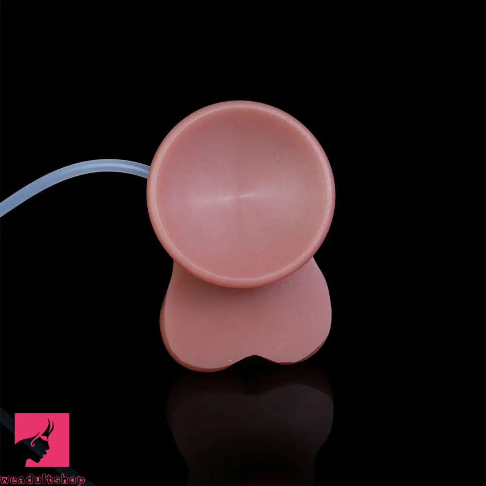 7.28in Soft Adult G-spot Penis Venous Double Layer Squirting Strap on Dildo