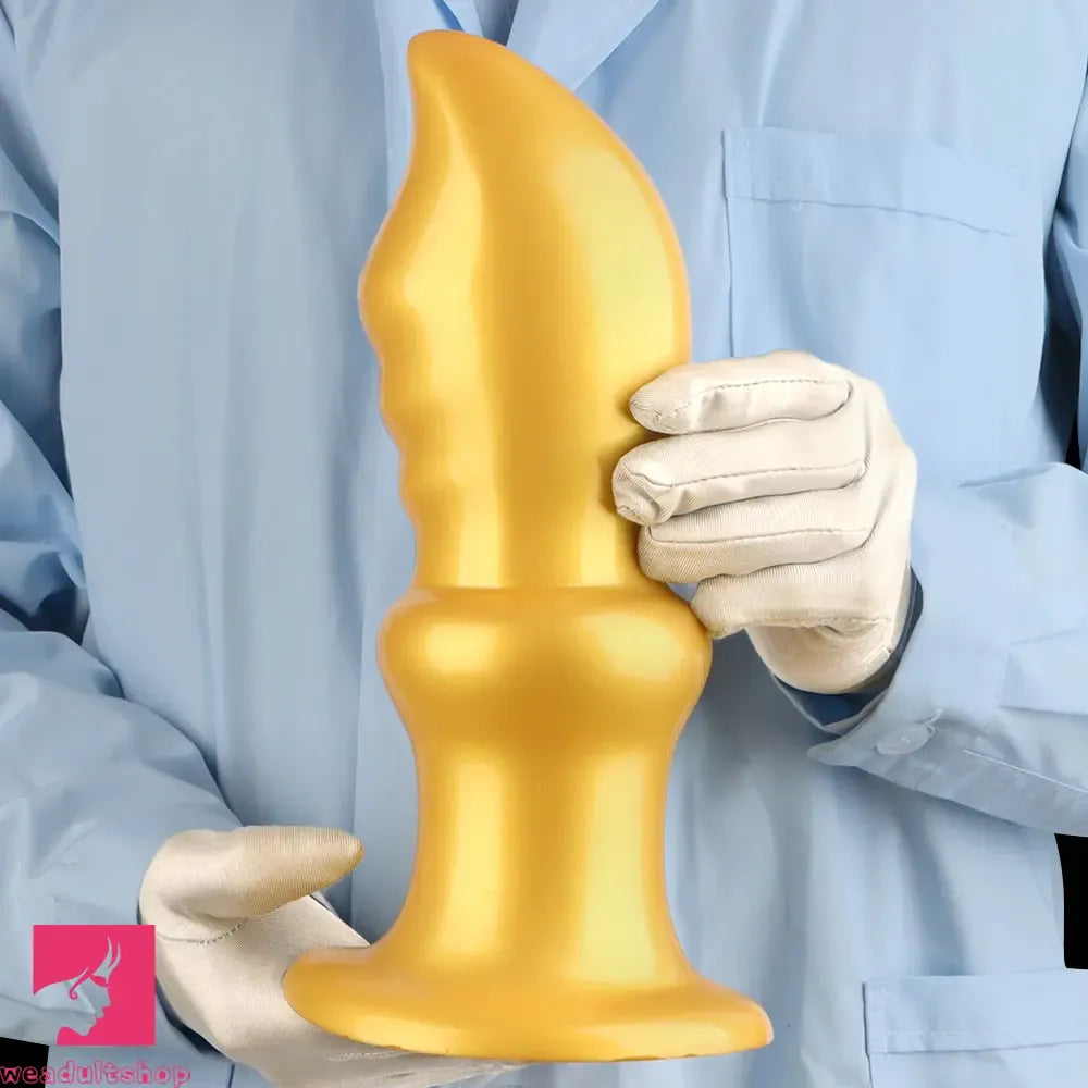 5.7in 8.26in 10.62in Liquid Silicone Sword Soft Anal Dilation Cock Dildo