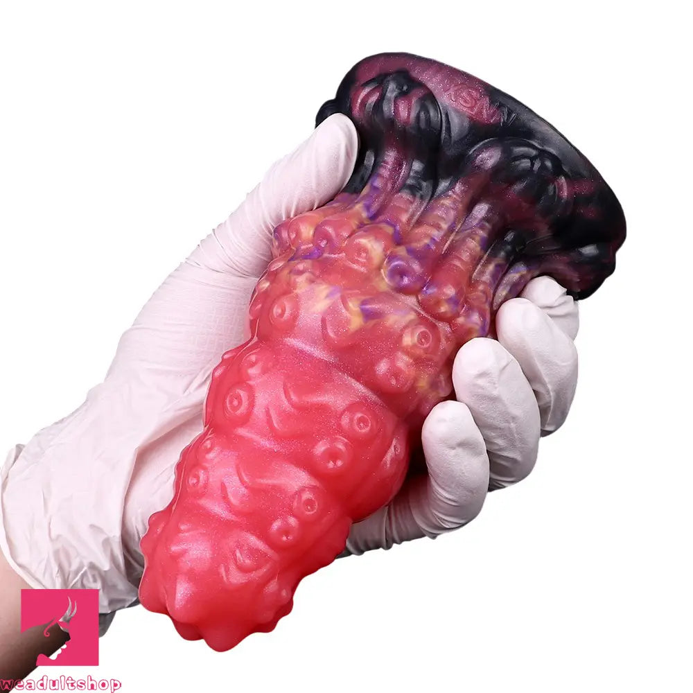 5.83in Fantasy Odd Silicone Soft Cock Dildo Hands-Free Clit Stimulator