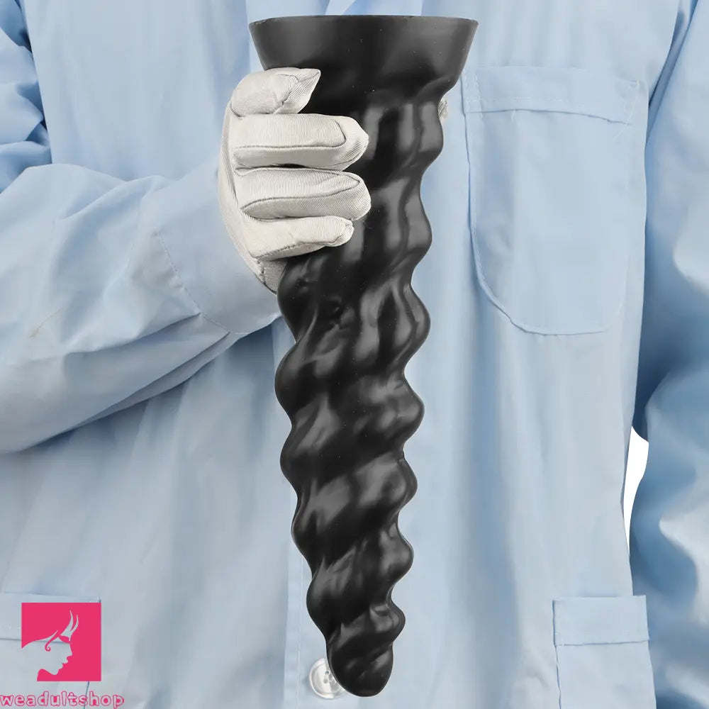 7.28in 9.44in 11.61in Black Big Fantasy Odd Silicone Soft Dildo For Sex Toy