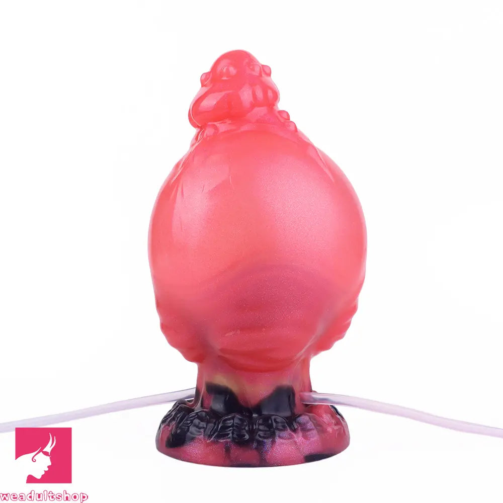 5.71in Fantasy Knot Spiked Silicone Soft Inflatable Spraying Water Real Dildo