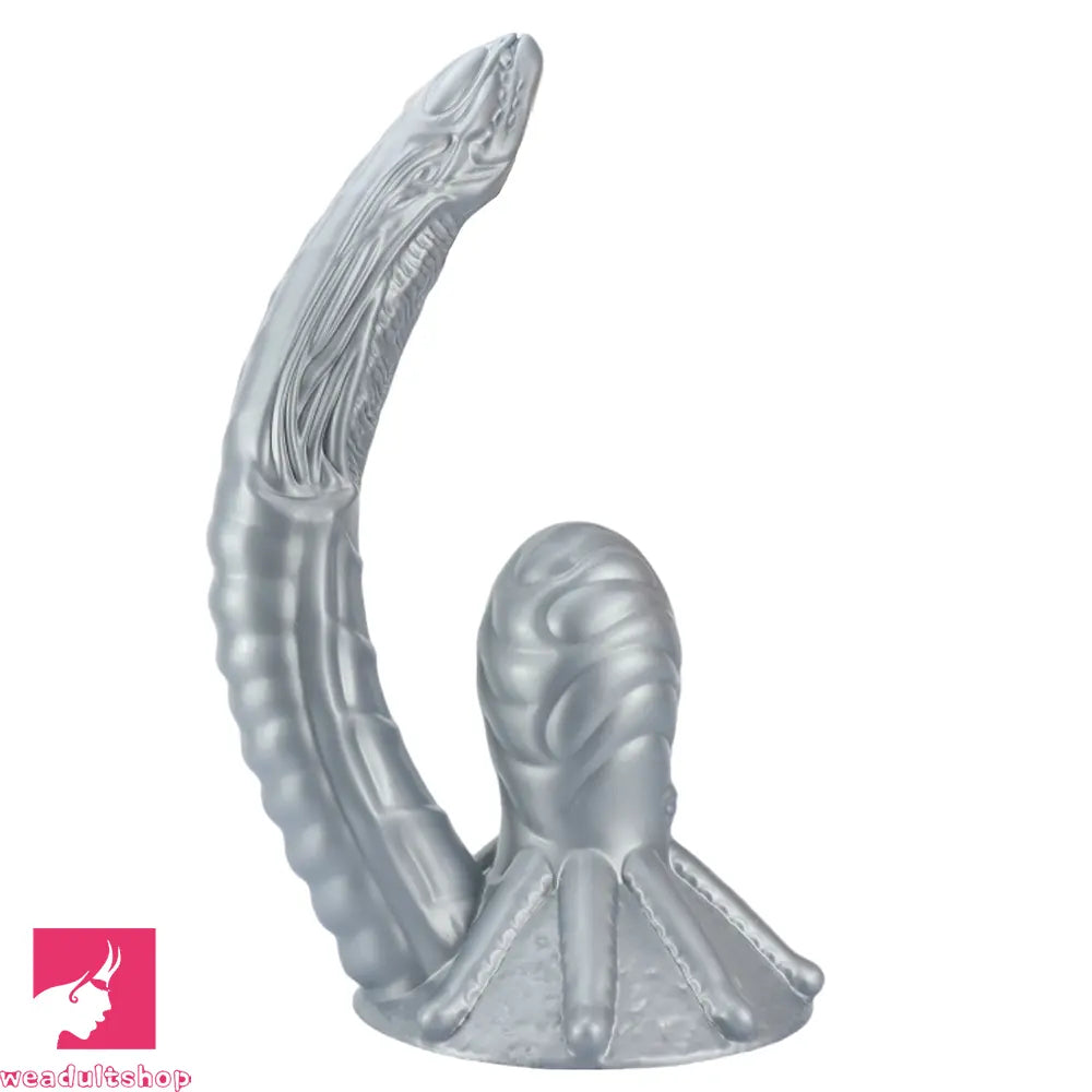 11.81in 17.7in Dual Ended Alien Anal Plug Soft Fantasy Dildo Anal Massage Dilator