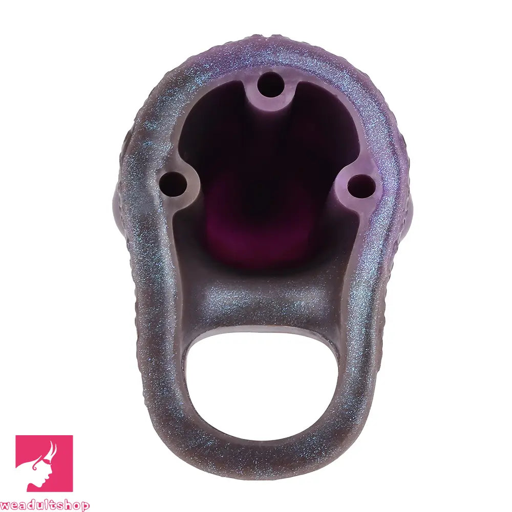 6.14in Tentacle Fantasy Hollow Silicone Dildo Sleeve For Cock Enlargement