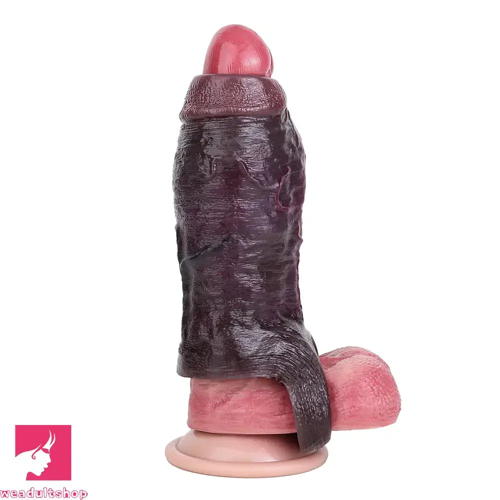 4.01in 4.72in 5.9in Lifelike Cock Sleeve Dildo Prostate Massage Cock Toy