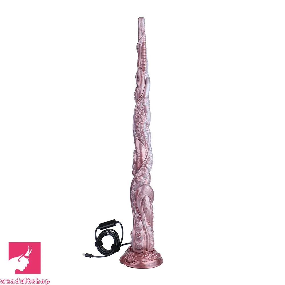 25in Tentacle Huge Long HD Camera Dildo Silicone Adult Toy Anal Stimulation