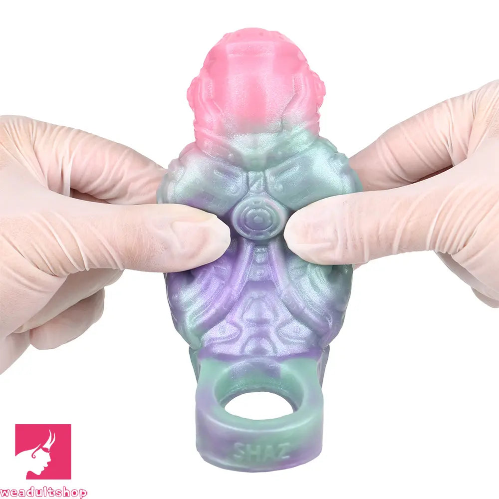 4.72in Nesting Maw SHAZ-3013 Fantasy Hollow Dildo Cock Sleeve Extension