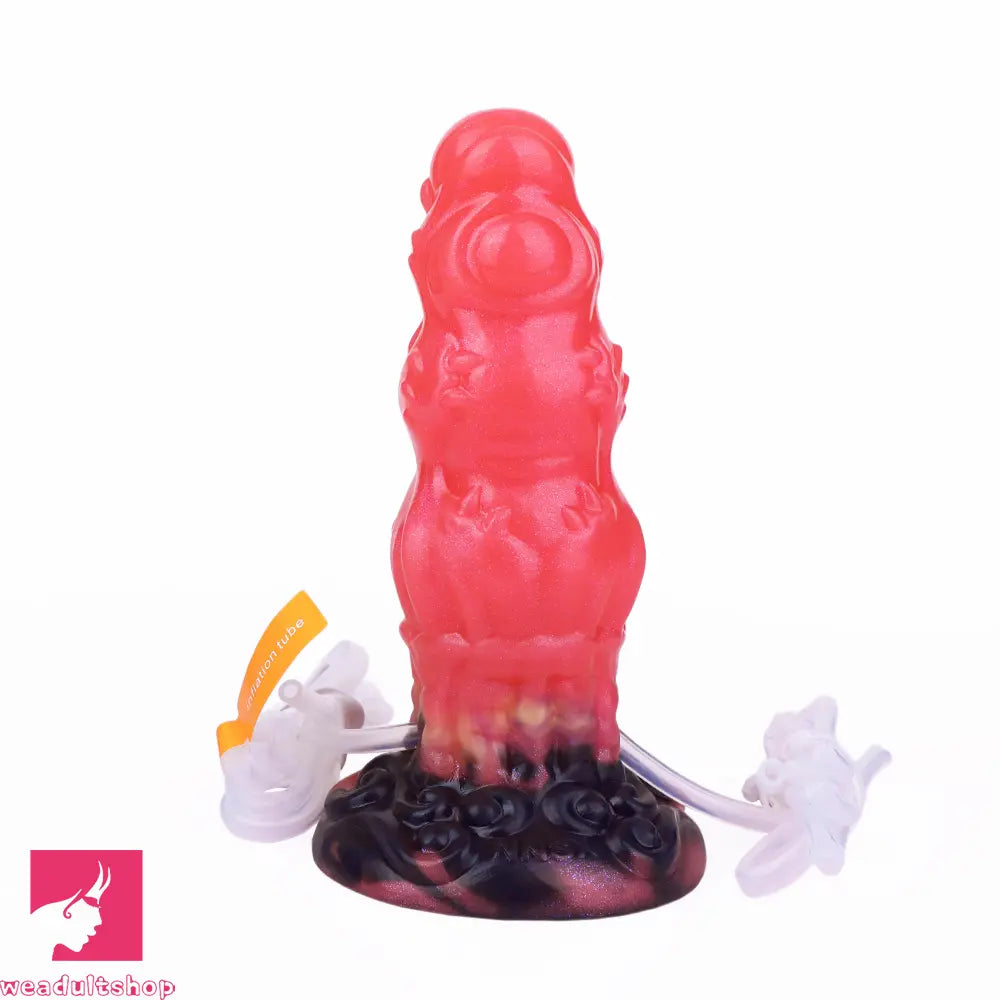 5.91in Fantasy Odd Silicone Soft Inflatable Spraying Water Dildo Sex Toy