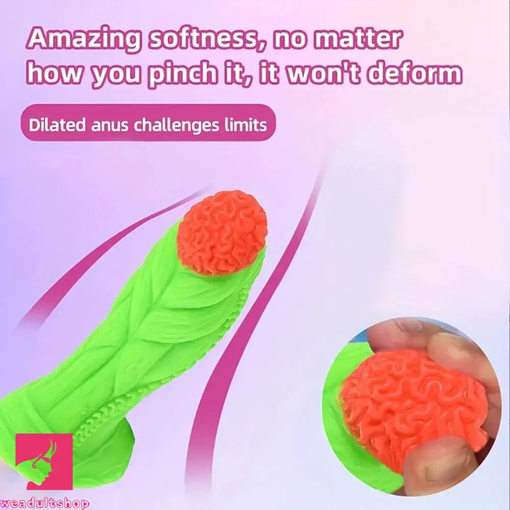 2.56in Small Bird Silicone Fantasy Safe Soft Dual Color Device Orgasm Dildo