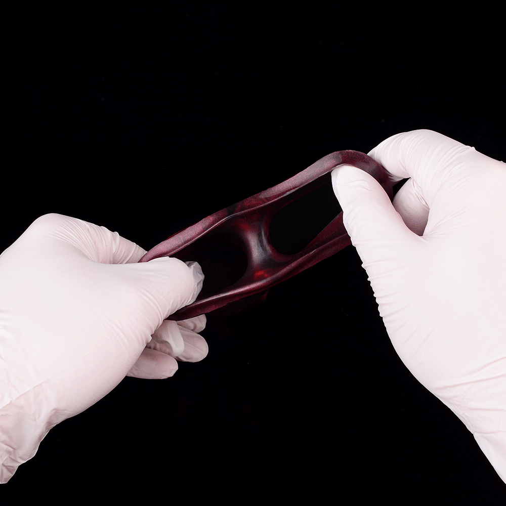 5.98in 7.09in Silicone Tentacle Sleeve Knot Vibrating Hollow Female Dildo