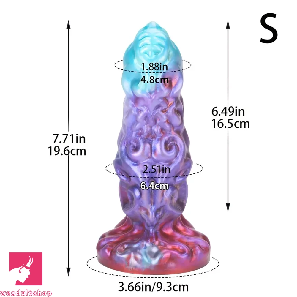7.71in 8.89in 10.03in Silicone Adult Monster Big Dildo For Prostate Massage