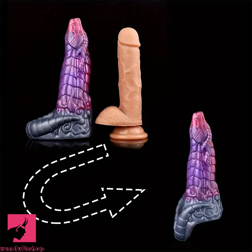 7.48in 7.99in Soft Silicone Monster Silicone Sleeve With Anti-drop Ring