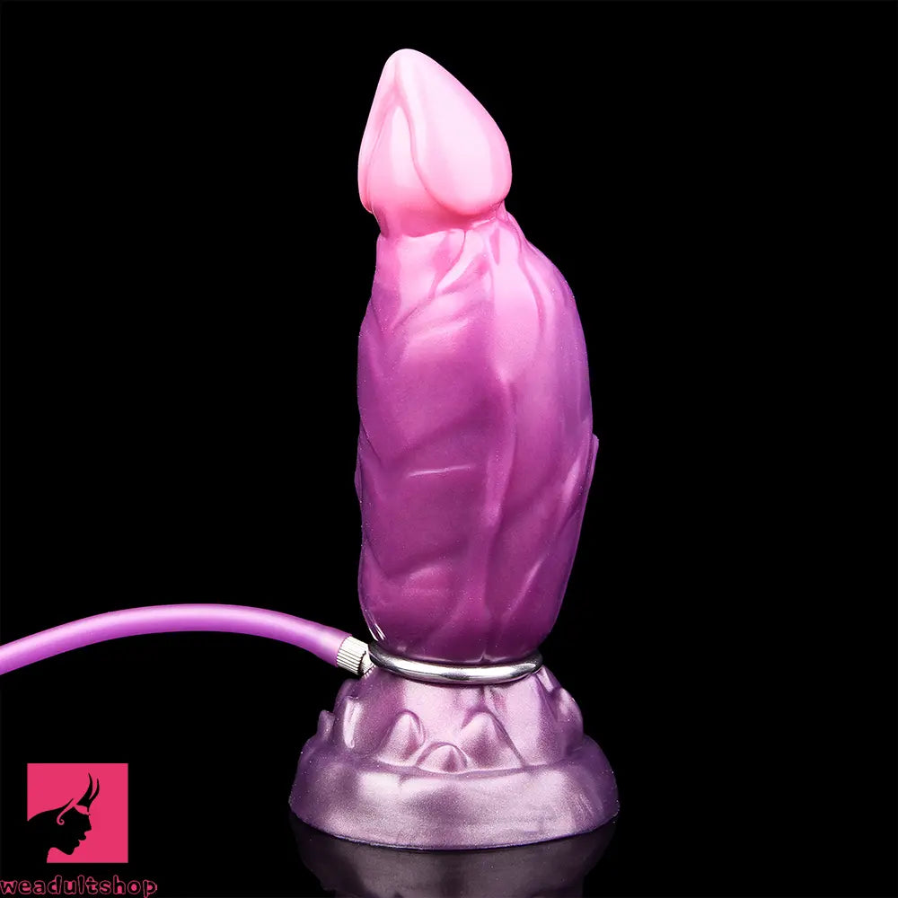 7.08in Fantasy Soft Cock Squeeze Inflatable Alien Penis Dildo For Couples