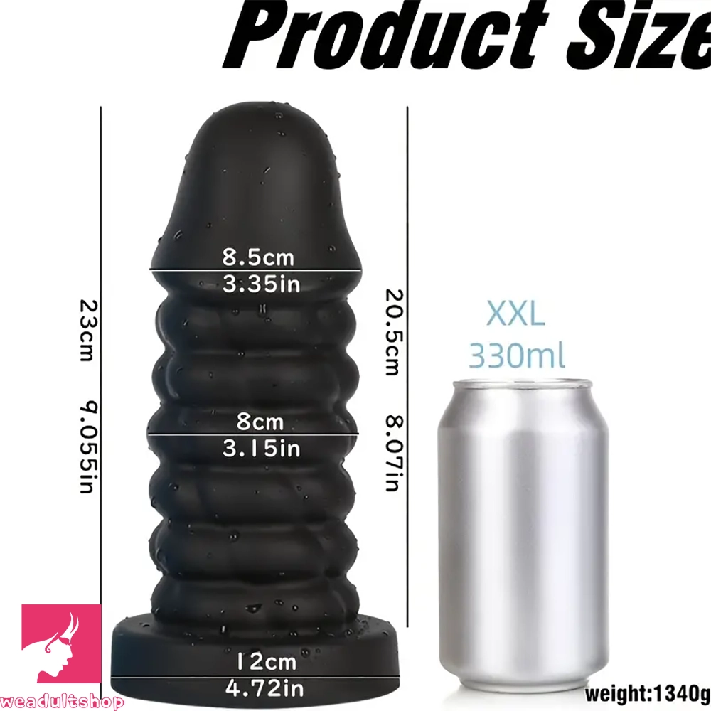 4.72in 5.9in 6.69in 7.87in 9.06in 10.24in Large Anal Plug Dildo Clit Toy