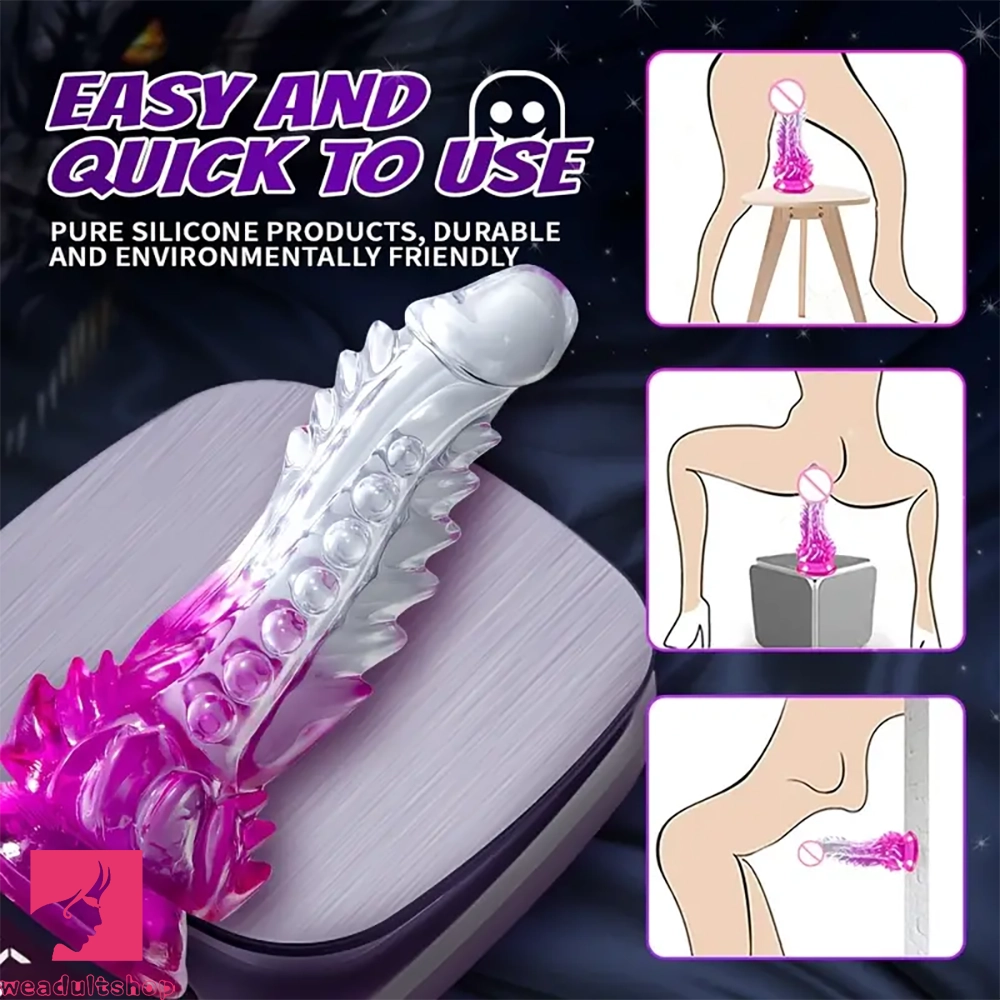 8.85in Realistic Dragon Weird Monster Dildo Suction Cup Adult Toy
