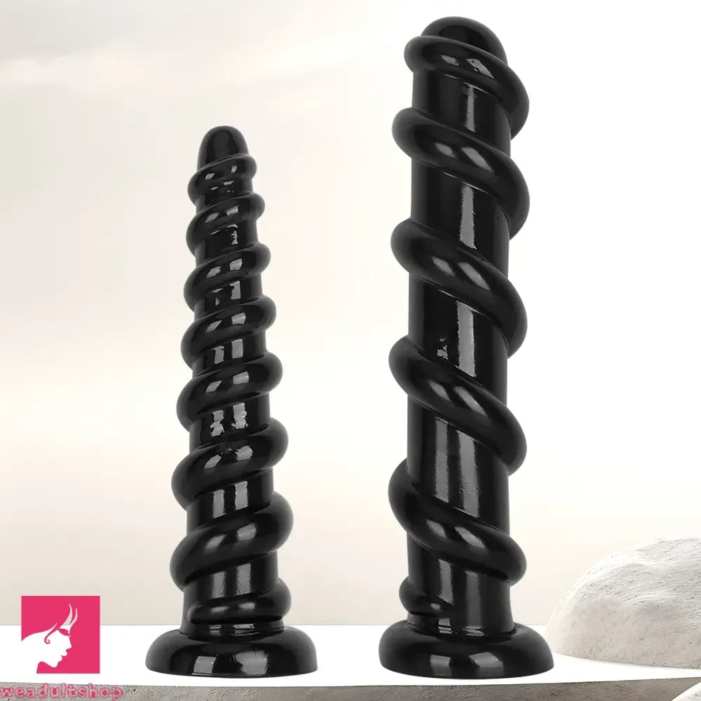 11.02in 13.18in Spiral PVC Big Anal Plug Dildo Adult Sex Toy For Sex Love