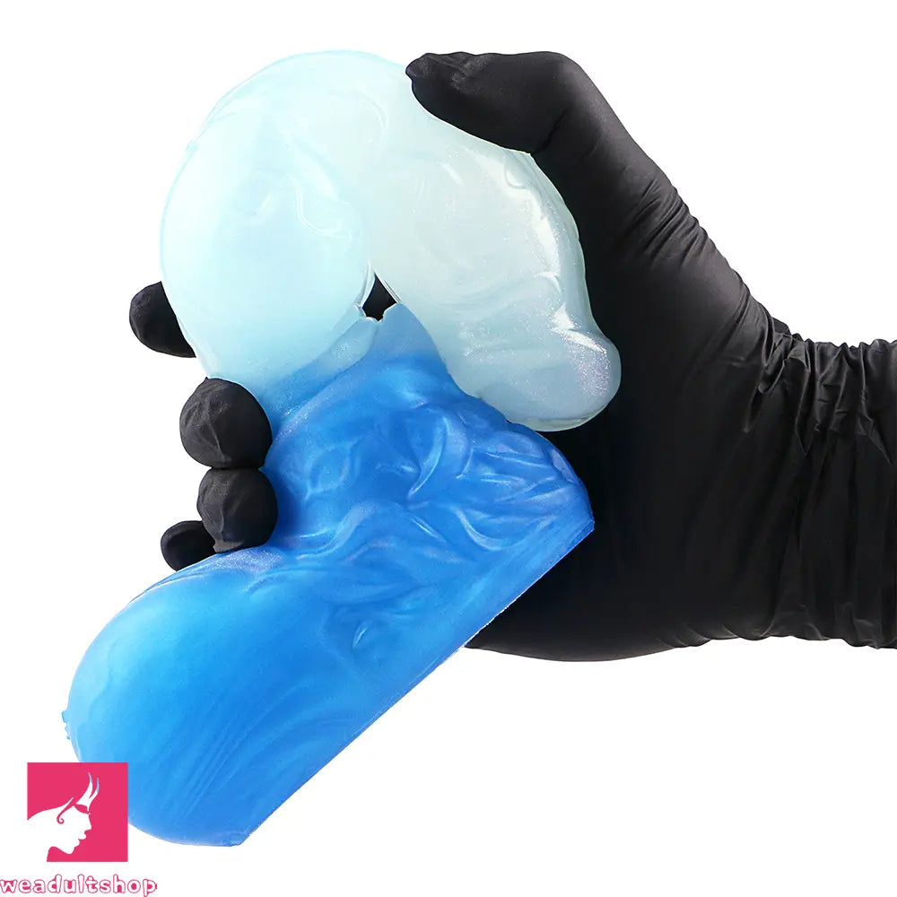4.56in 5.9in 6.81in 8.07in Dog Knot Silicone Soft Fantasy Cock Anal Dildo