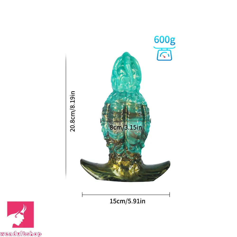 Realistic Monster Dog Animal Fantasy Knot Penis Soft Dildo Male Cock Toy