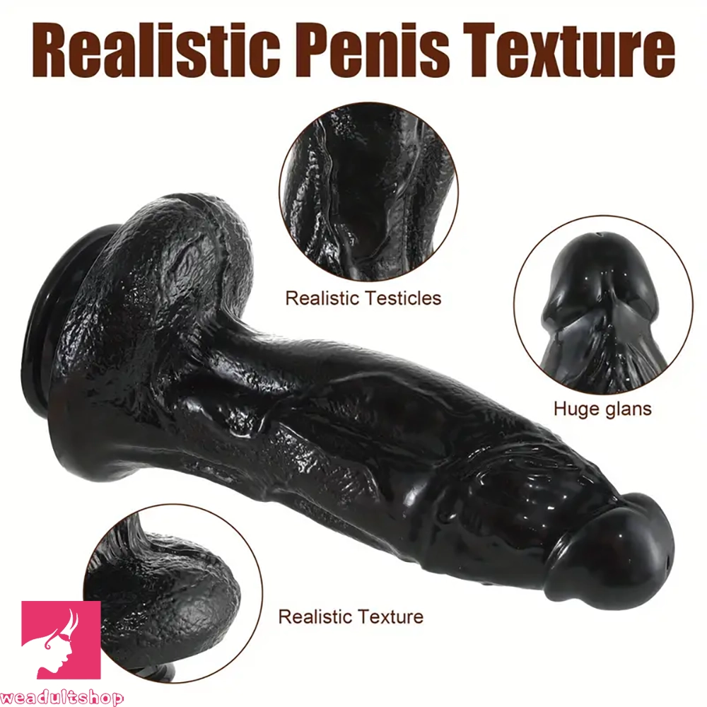 12.99in Thick Soft Huge Suction Cup Dildo For Women Cock Hands-Free
